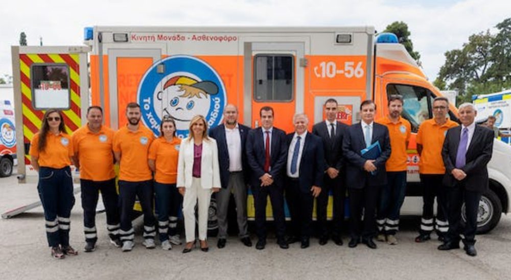 Με μια νέα Κινητή Ιατρική Μονάδα για παιδιά και νεογνά ενισχύεται το δυναμικό του Οργανισμού, χάρη στη γενναιοδωρία ψυχής της κας Δήμητρας Τουλγερίδη